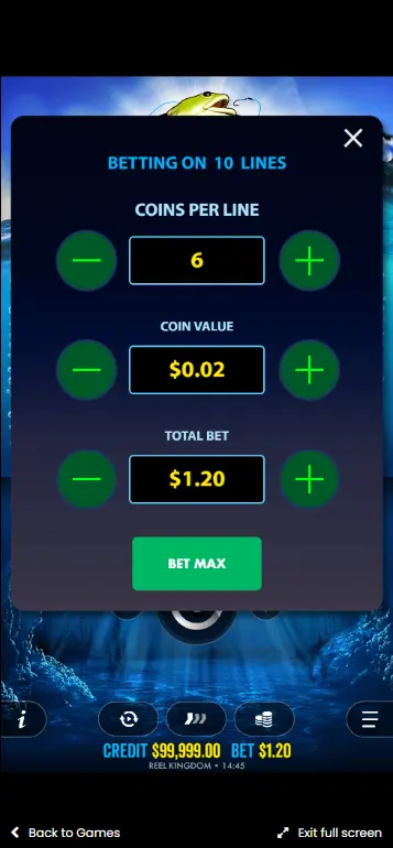 Big bass bonanza outside gamstop bet adjustment interface